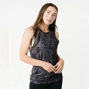 Zyia Black Camo Chill Tank
